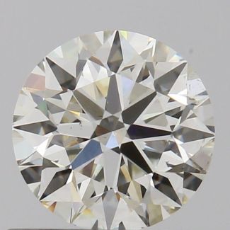 0.71 Carat Round H SI1 EX IGI Natural Diamond