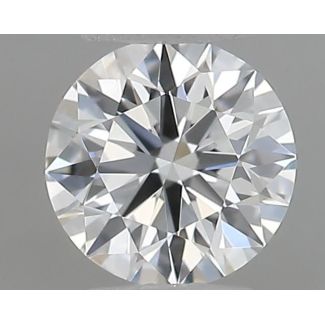 0.22 Carat Round E VVS1 EX GIA Natural Diamond