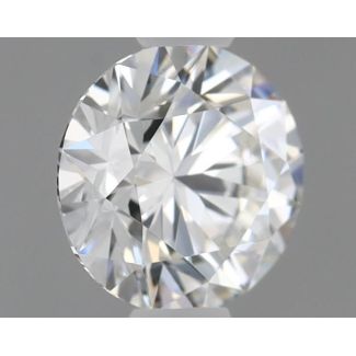 0.4 Carat Round H VVS2 EX GIA Natural Diamond