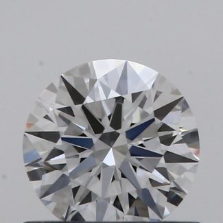 0.58 Carat Round D VVS1 EX GIA Natural Diamond