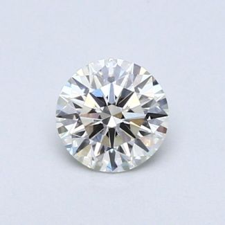 0.44 Carat Round I VS2 EX VG GIA Natural Diamond