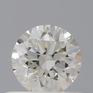 0.50 Carat Round I VVS2 GD VG GIA Natural Diamond