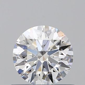 0.61 Carat Round E VVS1 EX GIA Natural Diamond