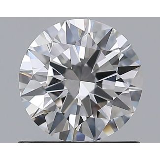 0.81 Carat Round D VVS2 EX GIA Natural Diamond