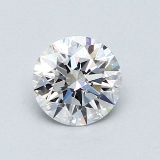 0.77 Carat Round D VVS1 EX GIA Natural Diamond