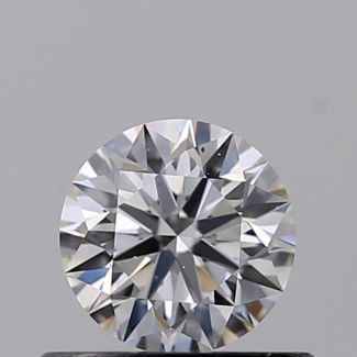 0.41 Carat Round D VS2 EX GIA Natural Diamond