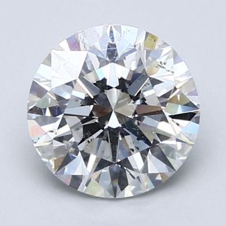 2.31 Carat Round D SI1 EX VG GIA Natural Diamond