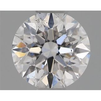 0.40 Carat Round D SI1 EX VG GIA Natural Diamond