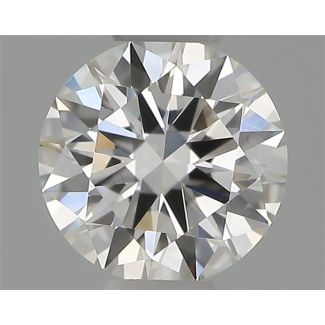 0.30 Carat Round G VVS1 EX VG GIA Natural Diamond