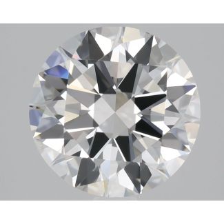 1.8 Carat Round E VVS1 EX GIA Natural Diamond