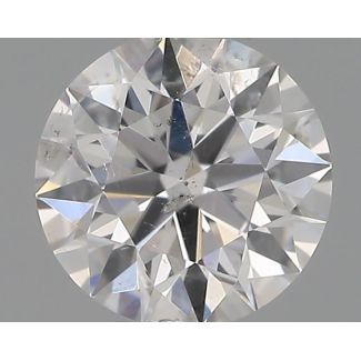 0.31 Carat Round F SI2 EX GIA Natural Diamond