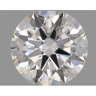 0.31 Carat Round E SI2 EX GIA Natural Diamond