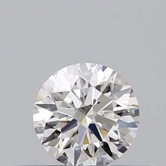 0.31 Carat Round G VVS2 EX GIA Natural Diamond