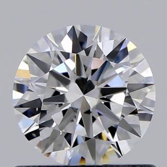 0.62 Carat Round E VS2 EX GIA Natural Diamond