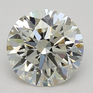 0.60 Carat Round J VVS1 EX GIA Natural Diamond