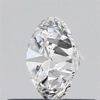 0.51 Carat Round D I1 VG EX GIA Natural Diamond