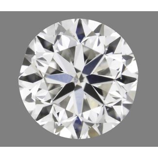 0.50 Carat Round I VS2 G EX GIA Natural Diamond