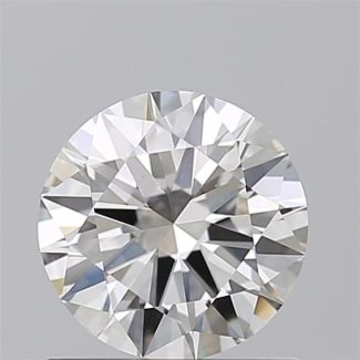 0.9 Carat Round F VVS2 EX VG GIA Natural Diamond