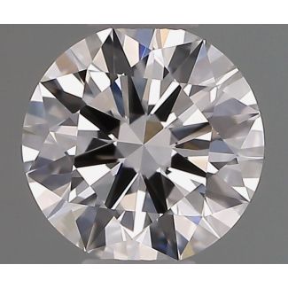 0.62 Carat Round E VVS2 EX GIA Natural Diamond