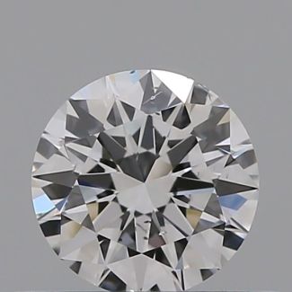 0.36 Carat Round D SI1 EX VG GIA Natural Diamond