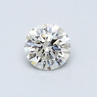 0.51 Carat Round I VVS2 VG EX GIA Natural Diamond