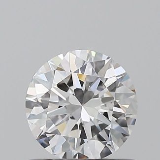 0.6 Carat Round D VVS2 EX GIA Natural Diamond