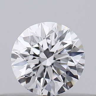 0.17 Carat Round D VVS2 EX GIA Natural Diamond