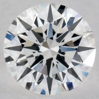 0.46 Carat Round F VVS1 EX GIA Natural Diamond