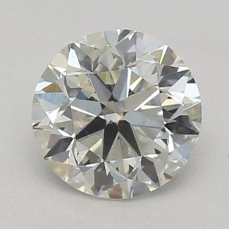 0.45 Carat Round H VS2 VG EX GIA Natural Diamond