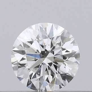 0.18 Carat Round F SI1 EX VG GIA Natural Diamond