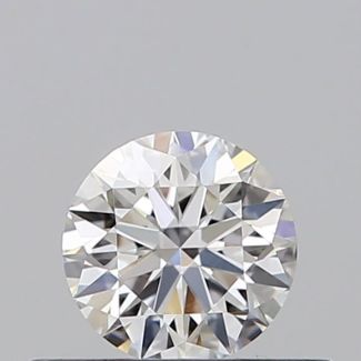 0.35 Carat Round F VS2 VG EX GIA Natural Diamond