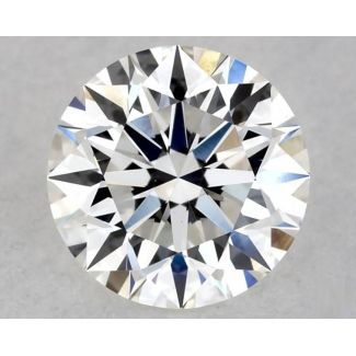 0.58 Carat Round F VS1 EX GIA Natural Diamond