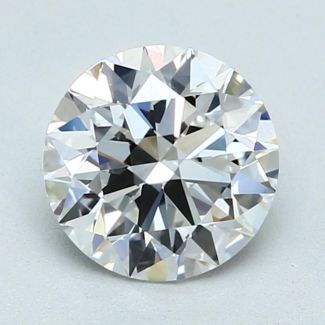 1.57 Carat Round F VVS1 EX GIA Natural Diamond