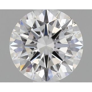 0.5 Carat Round D SI1 EX GIA Natural Diamond