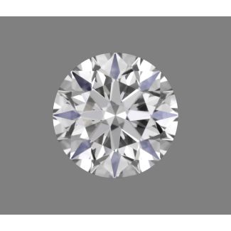 0.39 Carat Round D VVS1 EX GIA Natural Diamond