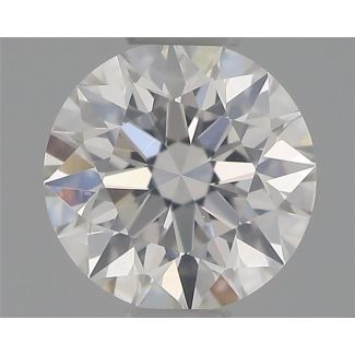 0.41 Carat Round G SI2 EX GIA Natural Diamond