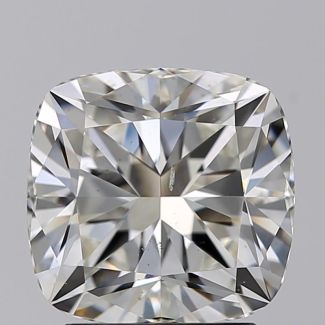 2.01 Carat Cushion Modified H SI1 - EX GIA Natural Diamond