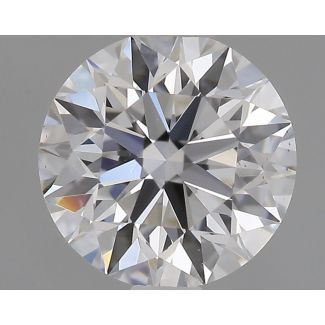 0.58 Carat Round D VS1 EX GIA Natural Diamond