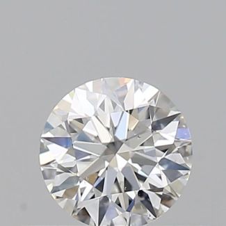 0.36 Carat Round F SI1 EX GIA Natural Diamond