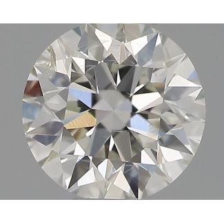 0.30 Carat Round H SI2 EX IGI Natural Diamond