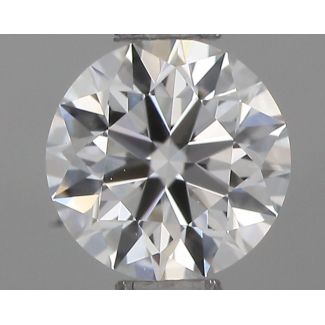 0.45 Carat Round F VS2 EX GIA Natural Diamond