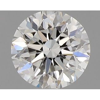 0.40 Carat Round F VS1 G EX GIA Natural Diamond