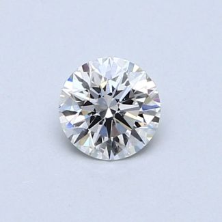 0.43 Carat Round F SI1 EX VG GIA Natural Diamond