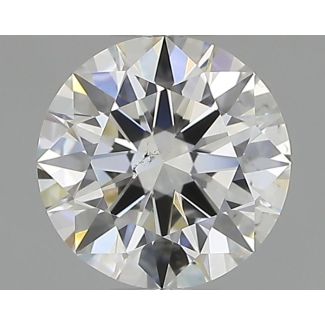 0.82 Carat Round G SI1 EX GIA Natural Diamond