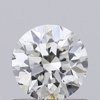 0.6 Carat Round I VS1 VG EX GIA Natural Diamond