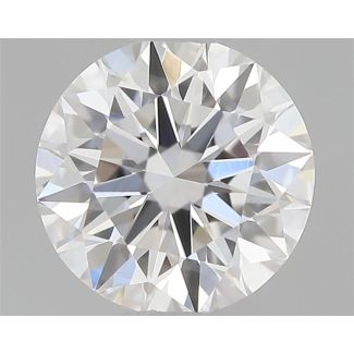 0.32 Carat Round F VVS2 EX GIA Natural Diamond