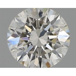 0.33 Carat Round H VS1 EX IGI Natural Diamond