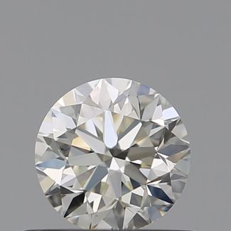 0.50 Carat Round H VS1 VG EX GIA Natural Diamond