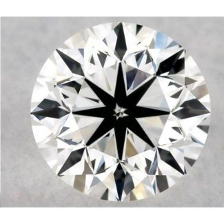 0.6 Carat Round H VVS2 VG EX GIA Natural Diamond