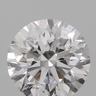 0.3 Carat Round D SI2 EX VG GIA Natural Diamond